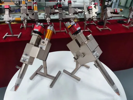 Настольная сварочная головка для волоконного лазера с двумя двигателями и многофункциональным управлением