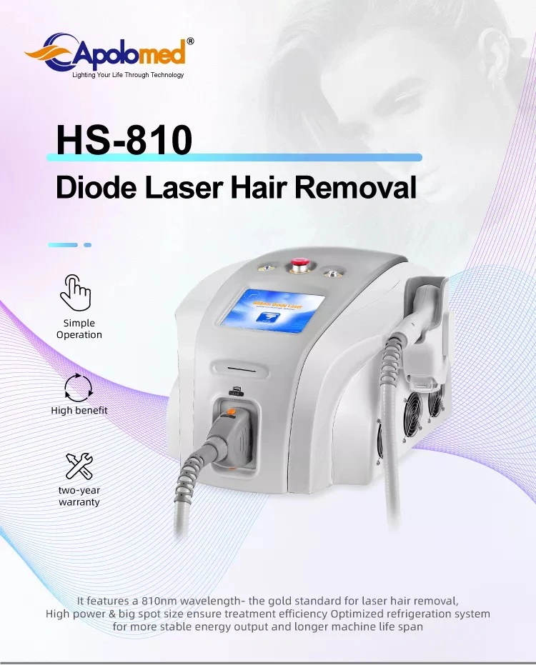 Best Seller Hair Removal Super Skin Rejuvenation SSR Diode Laser Beauty Machine HS-810 Apolo