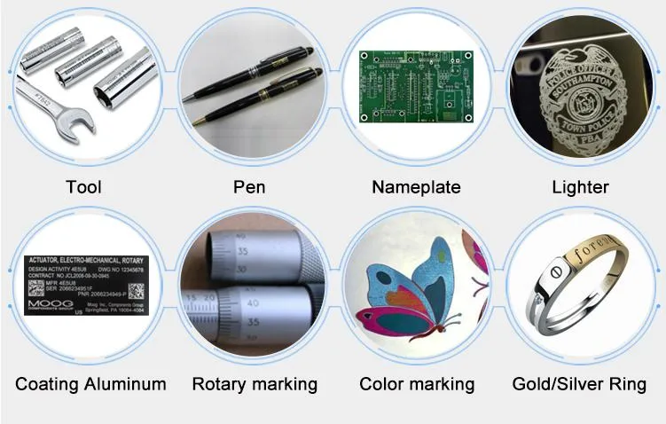 Table Type Surgical Instruments Fiber Laser Marking Machine Price 20W 30W 50W 100W Laser Engraving