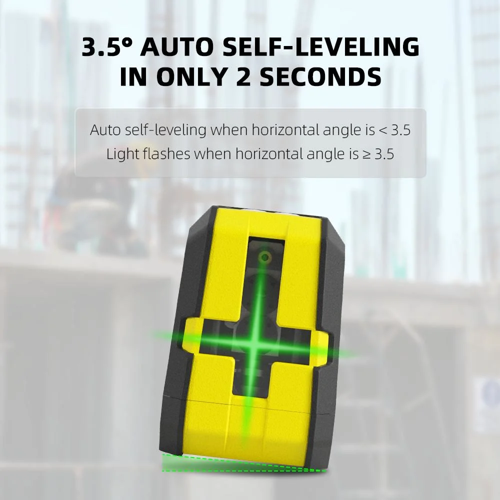 Laser Level 2 Lines Automatic Self-Leveling Laser Green Line