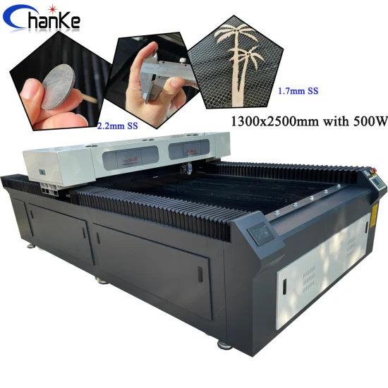 Ck1325 CO2 500 Вт гравировка по дереву, металлу, резка металла, 2,2 мм, SS, 35 мм, лазерная машина для резки фанеры для акрила, 30 мм, режущие станки